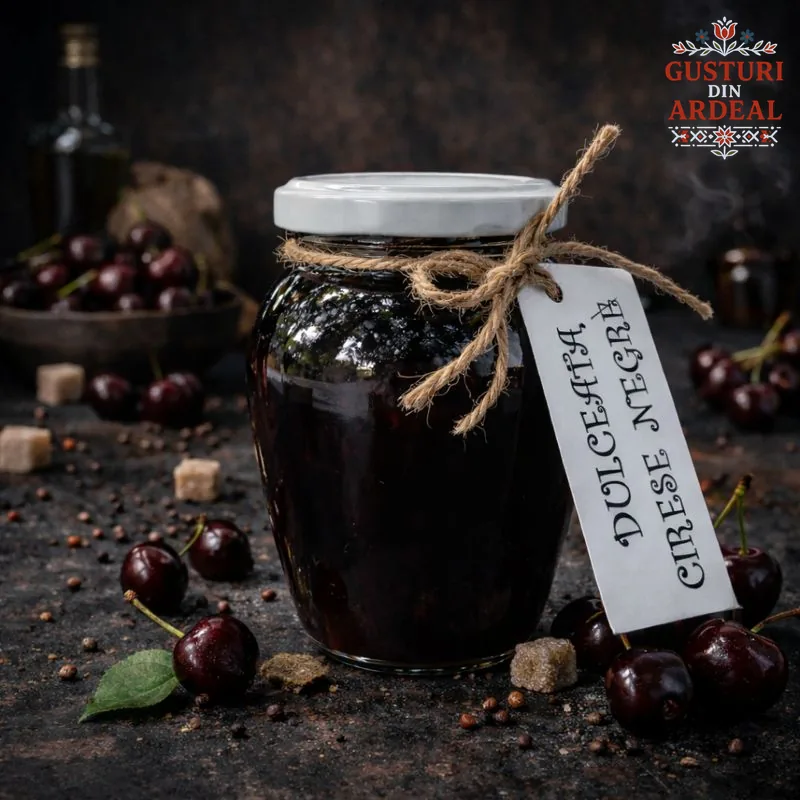 Dulceata de cirese negre 314 ml